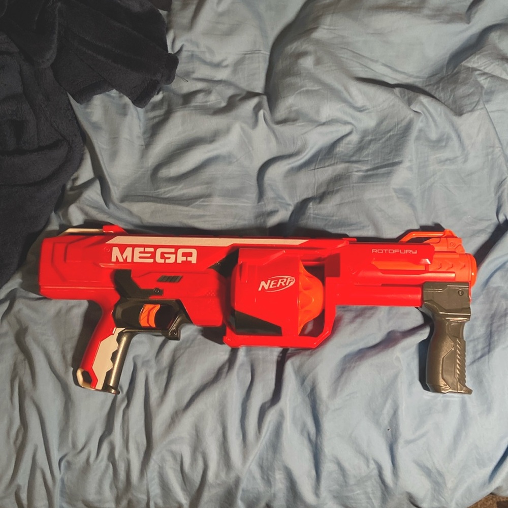 NERF MEGA Rotofury Mega Nerf Gun 10 Shot Barrel